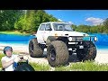 ПОЕХАЛИ С ДЕДОМ НА РЫБАЛКУ А ОН ЗАСТРЯЛ - Spintires Mudrunner