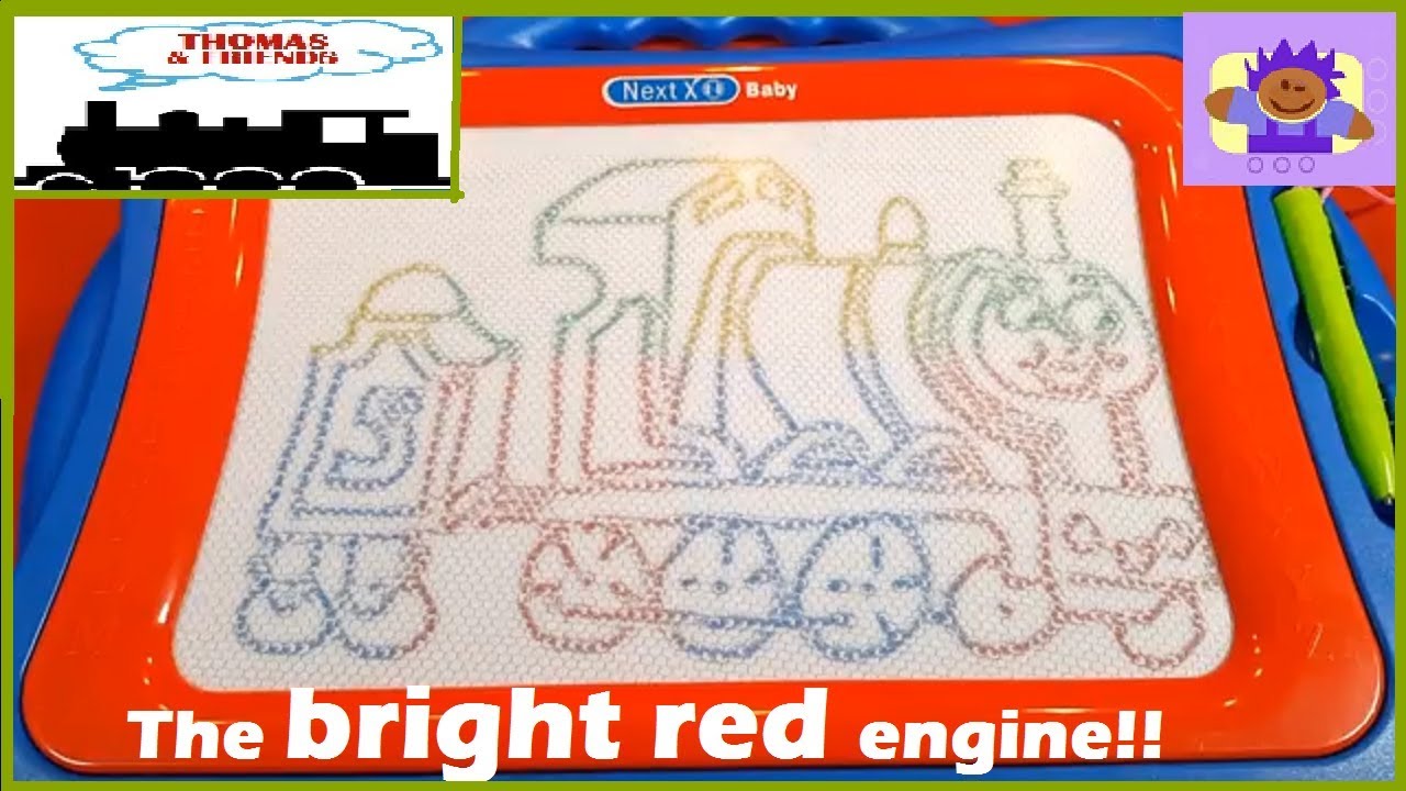 How to draw James the #5 Red Engine Thomas and friends on Next X ...