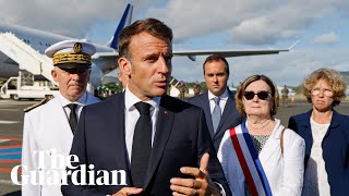 France's Macron says ‘return to peace’ is priority as he arrives in New Caledonia