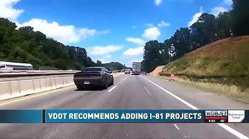 VDOT Recommends Adding I-81 Projects