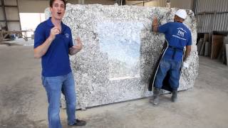 Inspecting The Slab (Step 1 Granite Fabrication Process)