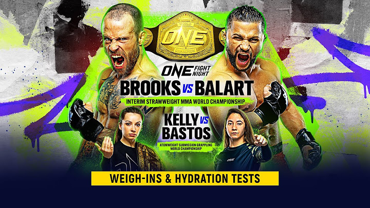 ONE Fight Night 24 | Weigh-Ins & Hydration Tests