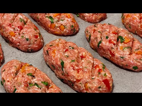 ПРОЩЕ РЕЦЕПТА ВЫ НЕ НАЙДЁТЕ!  Люля-Кебаб в Духовке. Советую Попробовать | Сытный Дом
