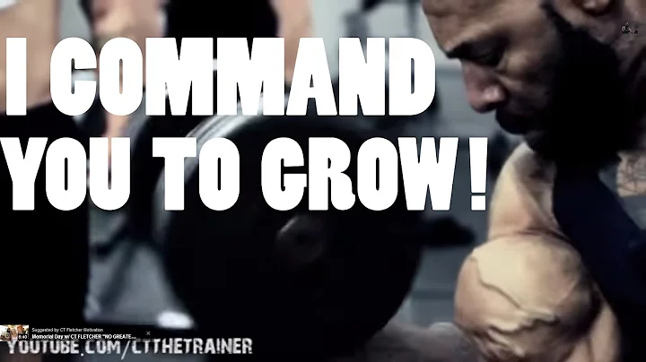 I Command you to Grow! Biceps/Arm Day with CT Flet...