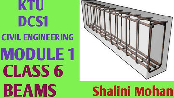 KTU, DESIGN OF CONCRETE STRUCTURES 1,CIVIL ENGINEERING ,SEMESTER 5 ,MODULE 1,CLASS 6,BEAMS