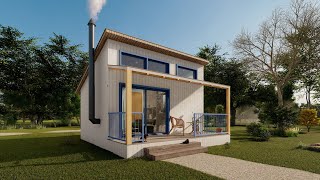 Tiny House Rustic Cabin Perfection 20M2 215Ft2 Country House