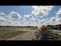 JEFF FLYS HIS F86 SABRE