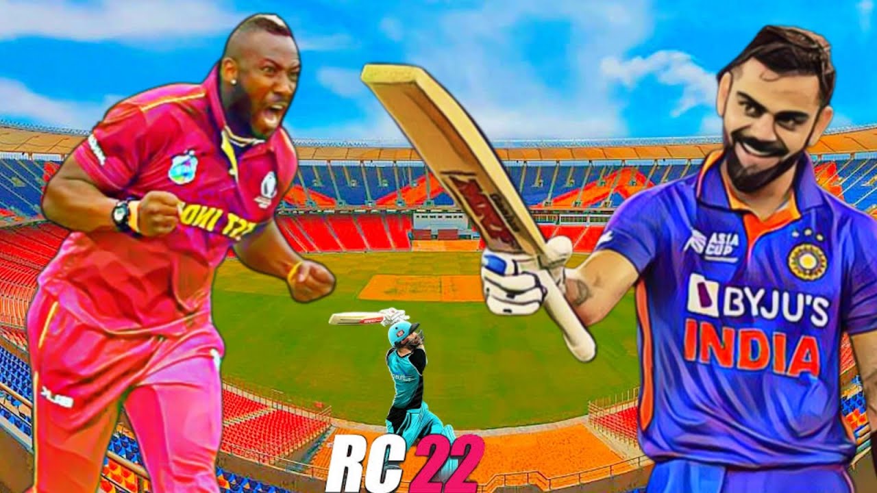 real cricket 22 new update | India vs West Indies | Virat Kohli | rc 22 ...