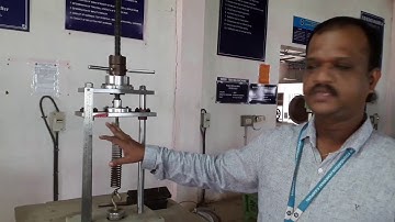 Tensile test on closed coil  helical spring