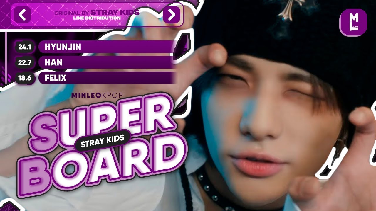 STRAY KIDS LINE DISTRIBUTION | Stray Kids - SUPER BOARD [repost]