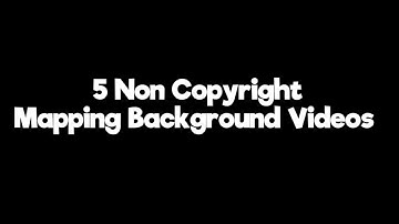5 Non Copyright Mapping Background Videos