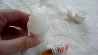 コスメ調合室フルフリの手作り化粧水を調合中～♪