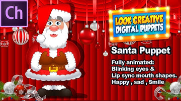 Adobe Character Animator Digital Puppet: Santa Claus Father Christmas available now on our store