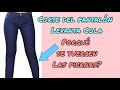 Corte del Pantalón Levanta Cola