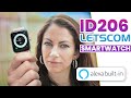 ID206 LETSCOM SMART WATCH With Amazon Alexa Built-In: Things To Know // Real Life Review