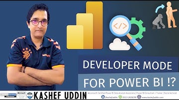 How To Enable Power BI Developer Mode - The Datalogy By Kashef Uddin