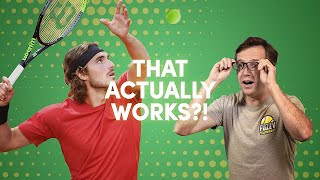 The weird way Stefanos Tsitsipas approaches the net by Fuzzy Yellow Balls 6,059 views 1 year ago 3 minutes, 58 seconds