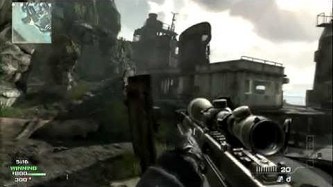 MW3 1V1 Aground Sniping