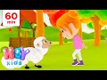 Mary Had A Little Lamb and other Nursery Rhymes for Kids! | 60 Minutes | Hey Kids Nursery Rhymes