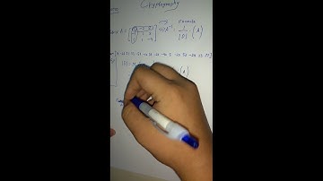 how to know cryptography with matrix method