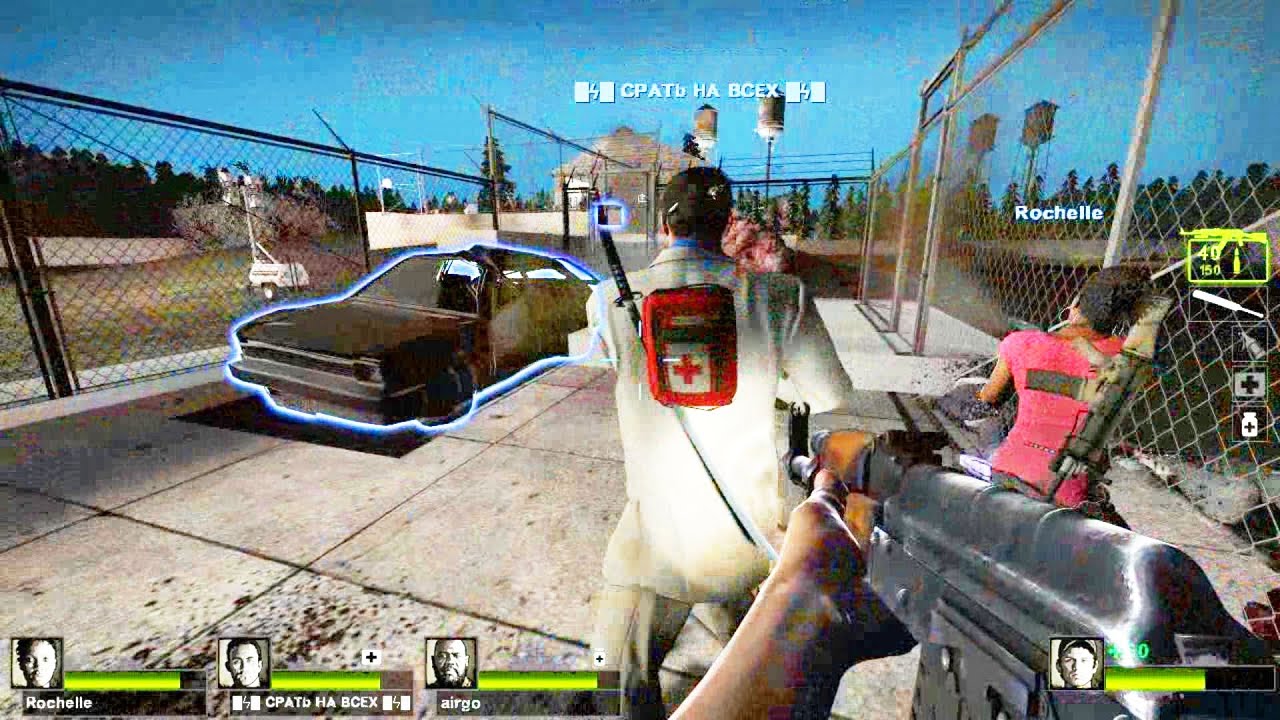 Left 4 Dead 2 - Let's Build a Car Custom Survival Map Multiplayer Gameplay Walkthrough