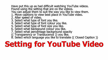 SETTING FONT STYLE/COLOUR/SIZE BACKGROUND COLOUR & TRANSPARENCY (( CLOSED CAPTIONS )) for YOUTUBE.