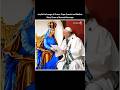 🕊✝️Joyful Exchange of Grace: Pope Francis and Mother Mary Share a Blessed Message✝️🕊