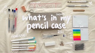 what’s in my pencil case 2022  | realistic