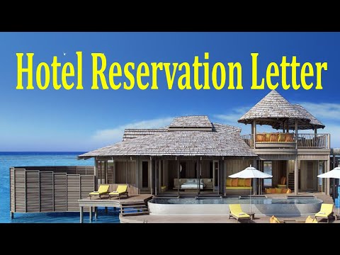 Hotel Reservation Letter