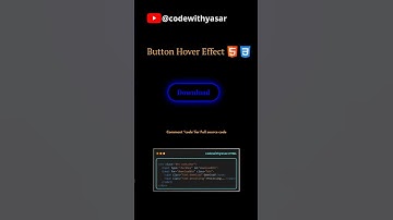 🪄Button Hover Effect using HTML and CSS #html #css #hovereffect #coding #shorts #supportme #css3