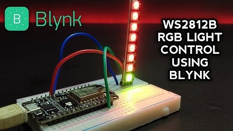 WS2812B RGB Light Control On Blynk|| WiFi Control ||
