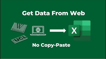 Get Data From Web in Excel (No Copy-Paste)