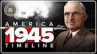 Timeline 1945 - Fdr Dies, Germany & Japan Surrenders