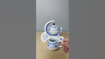 Introducing our beautifully handcrafted rotating teapot set.