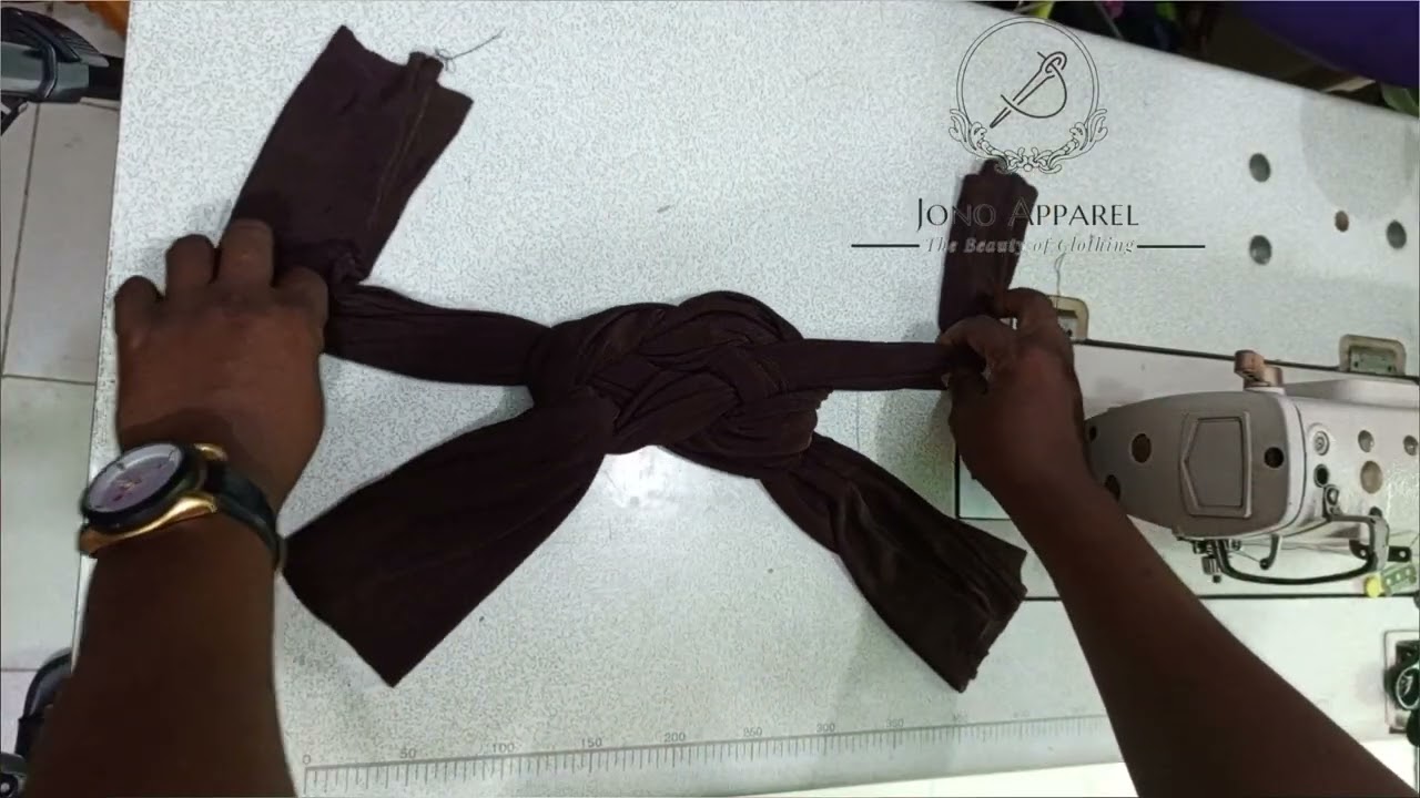 How to make a Braided Celtic nut turban cap, 