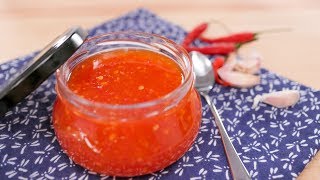 Sweet Chili Sauce Recipe | Thai Recipes นำ้จิ้มไก่