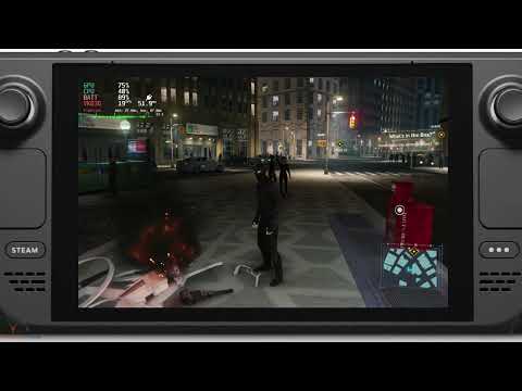 Marvel’s Spider Man Remastered Steam Deck Gameplay - Random Negative Person Ambush