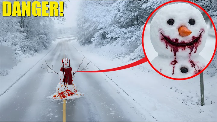 if you see BLOOD on a SNOWMAN, run! (It is EVIL)