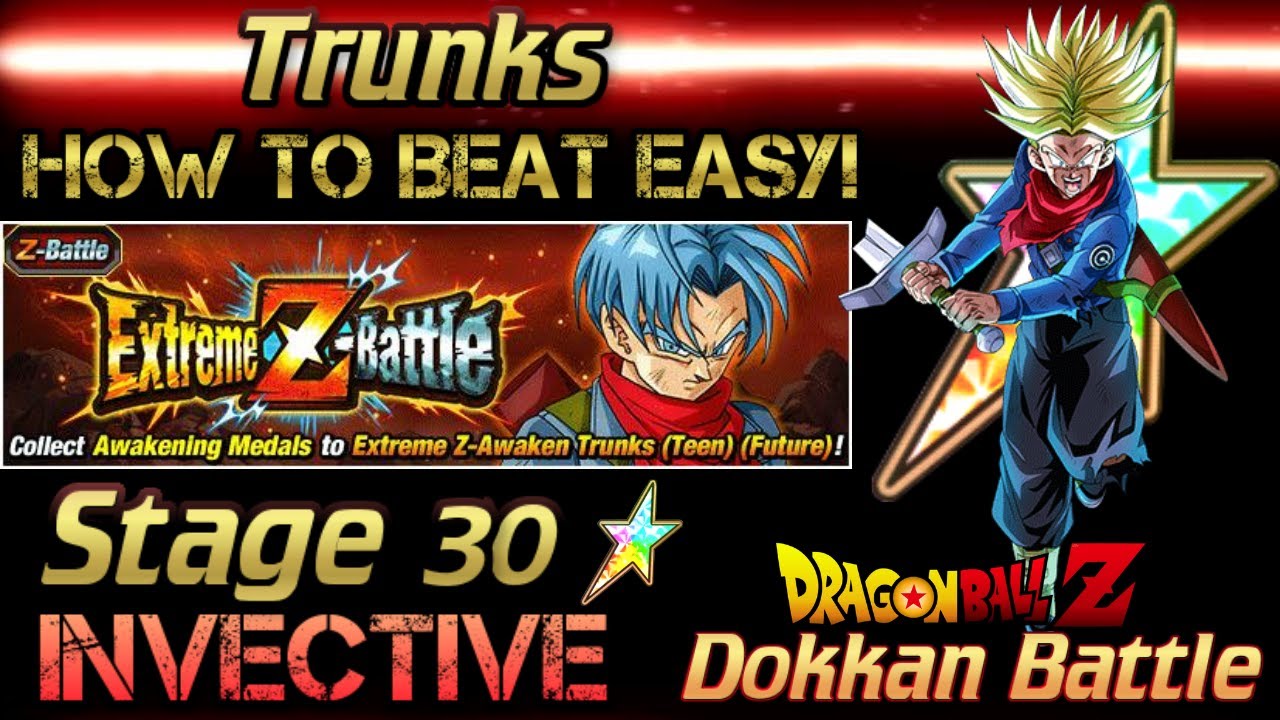TRANSFORMING TRUNKS EZA STAGE 30 Guide DBZ Dokkan Battle (Global