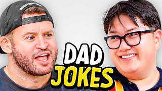 Dad Jokes | Don't laugh Challenge | Alan vs Andrew | Raise Your Spirits