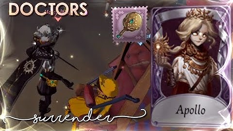 Identity V || Doctor Team Surrendered - Photographer Gameplay || [Apollo + Astral Device]