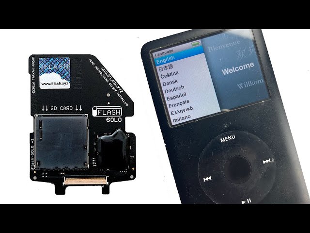 APPLE IPOD CLASSIC REFURBISHMENT AND IFLASH SD UPGRADE 4K