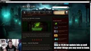 Lets Talk Diablo: Episode #8: Patch 2.1 Preview: Seasons