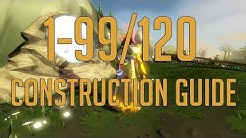 Runescape 3 - 1-99/120 Construction guide 2018 
