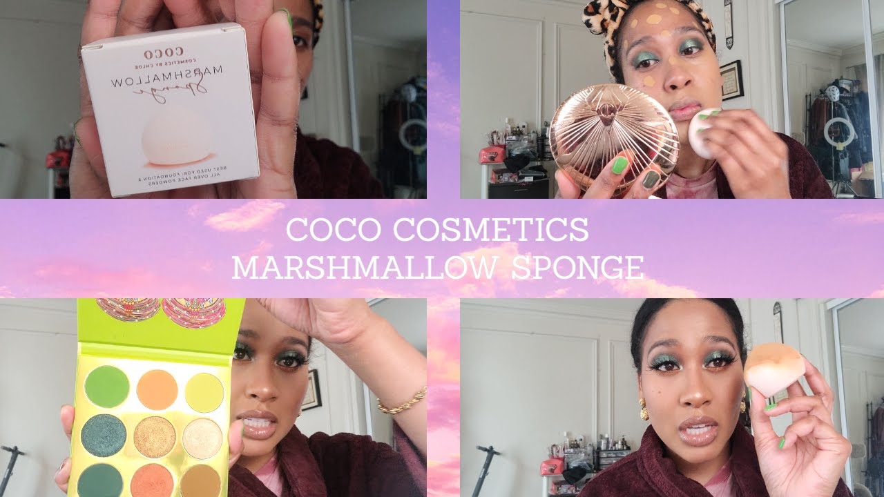TRYING... COCO COSMETICS MARSHMALLOW SPONGE YouTube