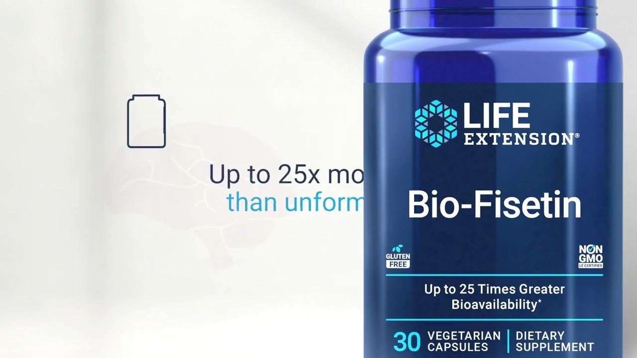 Choose Bio-Fisetin® for Healthy Aging Support – Life Extension