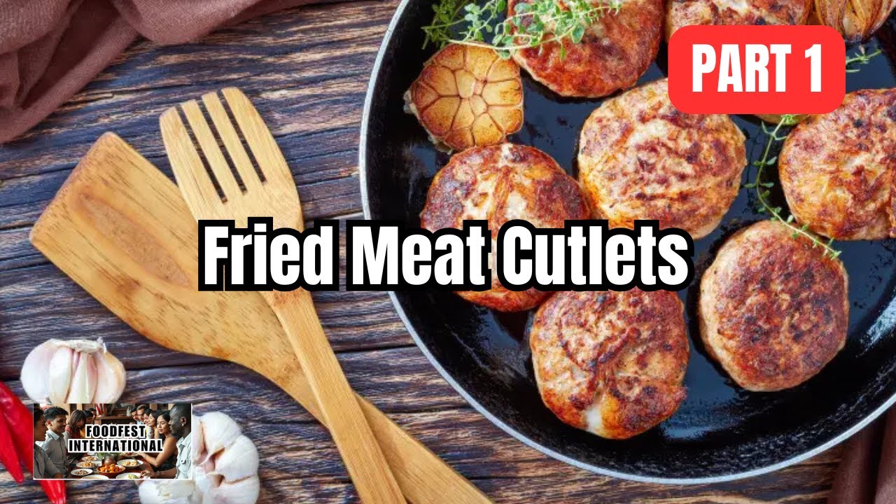 Жареные мясные котлеты, которые остаются хрустящими (сочными внутри, золотистыми снаружи). | Часть 1