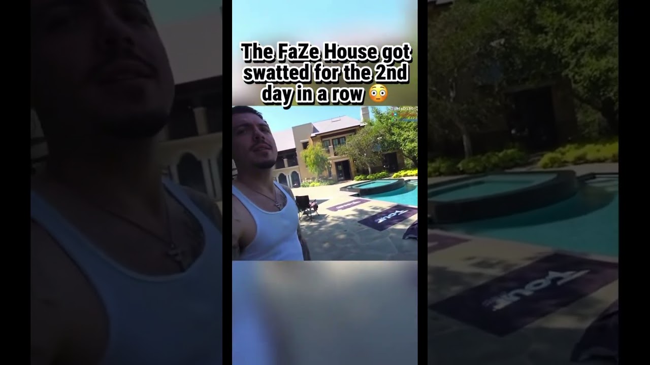 Faze house gets swatted🤯