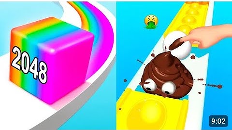 Sandwich Runner VS pop run 3D- All Levels SpeedRun Gameplay Android iOS Ep