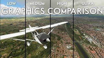 Microsoft Flight Simulator 2020 - Low vs Ultra GRAPHICS COMPARISON